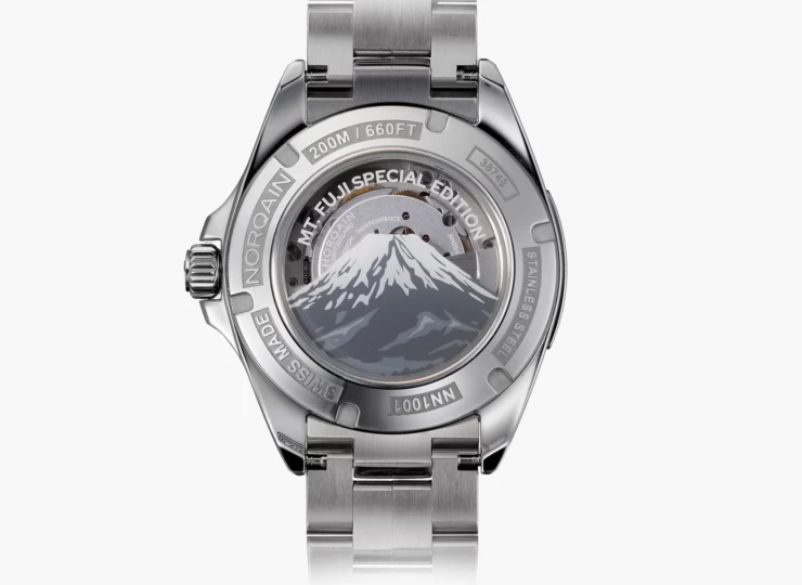 NORQAIN Adventure NEVEREST Mt. Fuji Special Edition 40mm ホワイト文字盤 NN1001SC2A/WGL109/150S