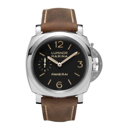 ルミノール 47mm スティール ブラック文字盤