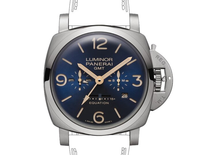 PANERAI ルミノール イクエーション オブ タイム 47mm チタン ブルー文字盤 PAM00670
