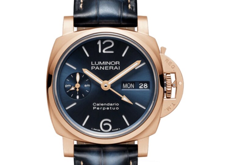 PANERAI ルミノール パーペチュアルカレンダー 44mm ゴールドテック™ ブルー文字盤 PAM00742