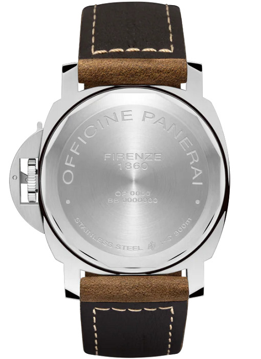 PANERAI ルミノール 8 ジョルニ 44mm スティール ブラック文字盤 ダークブラウン・カーフ・ストラップ PAM00914