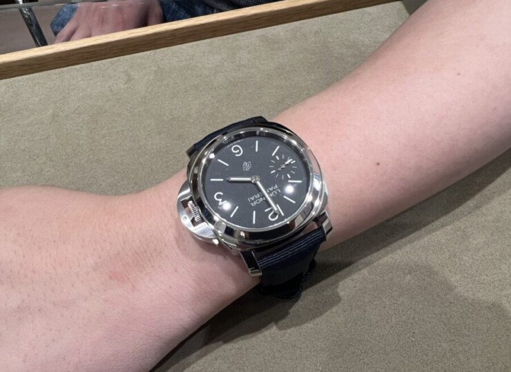 PANERAI ルミノール ロゴ 44mm スティール ブラック文字盤 PAM01084