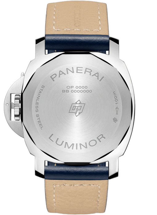PANERAI ルミノール ロゴ 44mm スティール ブルー文字盤 PAM01085