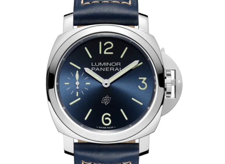 PANERAI ルミノール ロゴ 44mm スティール ブルー文字盤 PAM01085