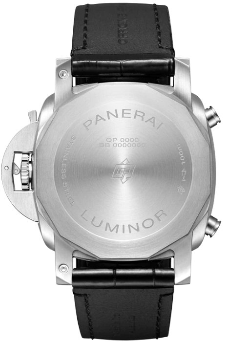 PANERAI ルミノール クロノ 44mm スティール ブラック文字盤 PAM01109
