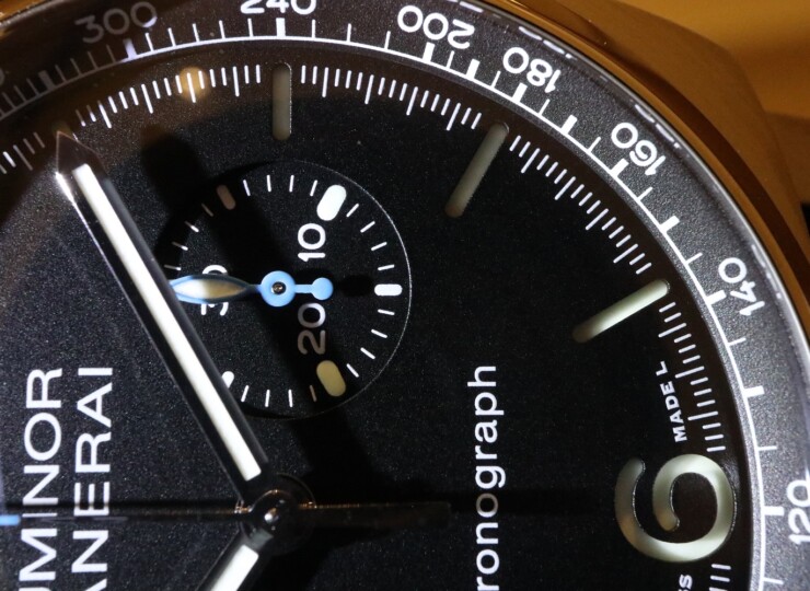PANERAI ルミノール クロノ 44mm スティール ブラック文字盤 PAM01109