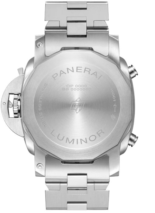 PANERAI ルミノール クロノ 44mm スティール ブルー文字盤 PAM01110