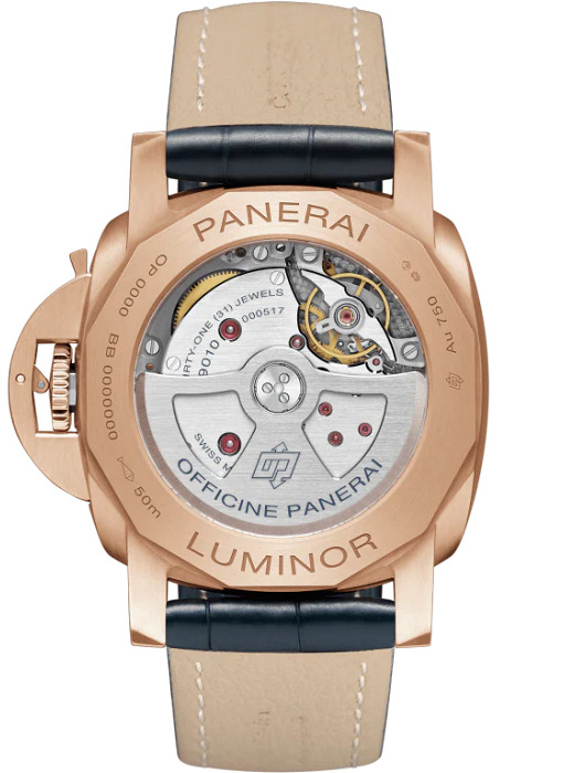 PANERAI ルミノール マリーナ 44mm ゴールドテック™ ブルー文字盤 PAM01112