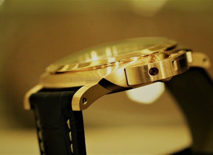 PANERAI ルミノール マリーナ 44mm ゴールドテック™ ブルー文字盤 PAM01112