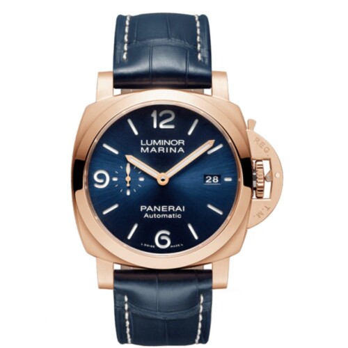 ルミノール マリーナ 44mm ゴールドテック™ ブルー文字盤