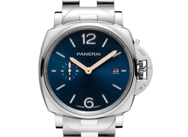 PANERAI ルミノール ドゥエ 42mm スティール ブルー文字盤 ブレスレット PAM01124