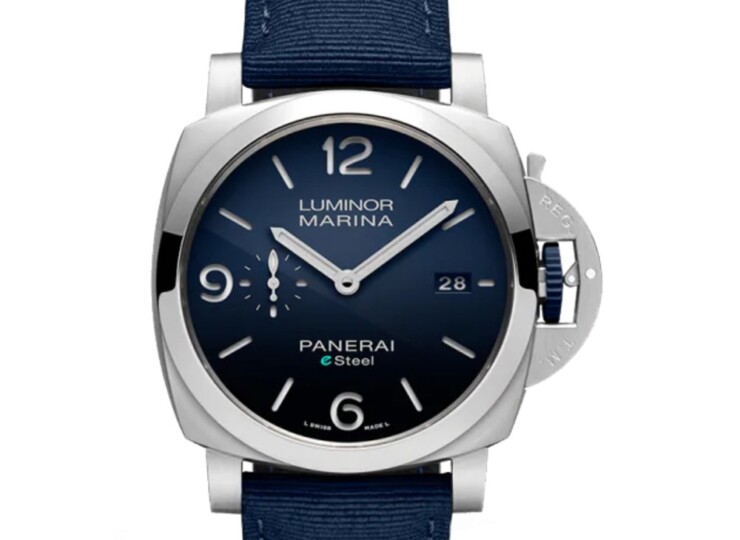 PANERAI ルミノール マリーナ ブル プロフォンド 44mm eSteel™ ブルー文字盤 PAM01157