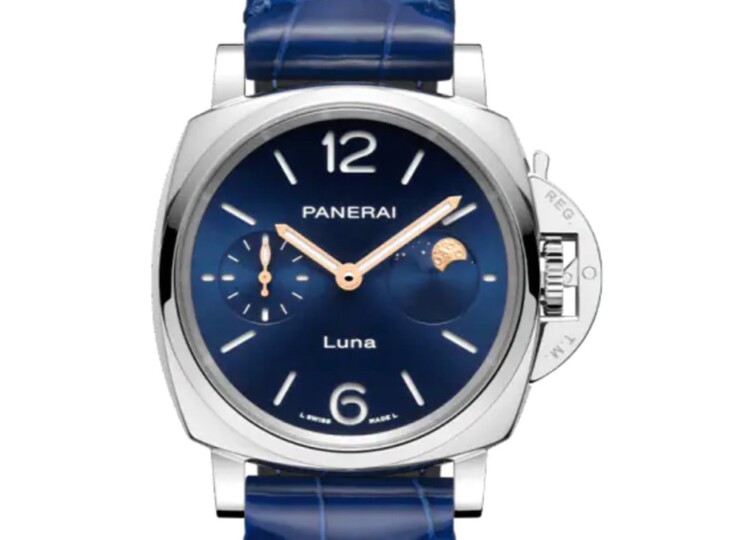 PANERAI ルミノール ドゥエ ルナ 38mm スティール ブルー文字盤 PAM01179