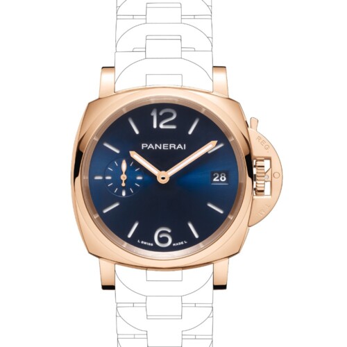ルミノール ドゥエ トゥットオーロ 38mm ゴールドテック™ ブルー文字盤
