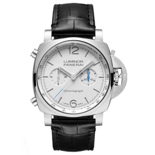 ルミノール クロノ 44mm スティール ホワイト文字盤