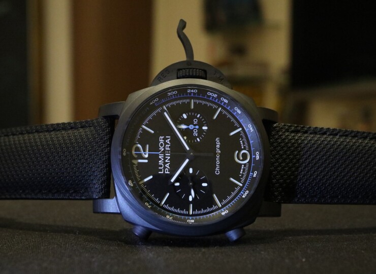 PANERAI ルミノール クロノ 44mm カーボテック™ ブラック文字盤 PAM01219