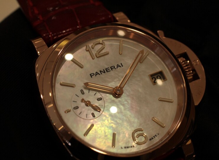 PANERAI ルミノール ドゥエ 38mm ゴールドテック™ マザーオブパール文字盤 PAM01280