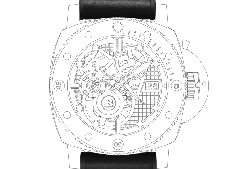 PANERAI サブマーシブル S ブラバス エクスペリエンス エディション 47mm カーボテック™ PAM01285