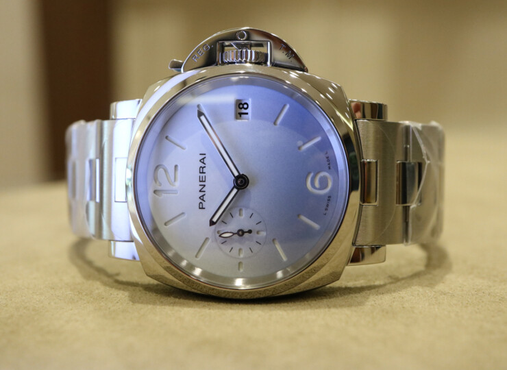 PANERAI ルミノール ドゥエ 38mm スティール ライトブルー文字盤 PAM01309