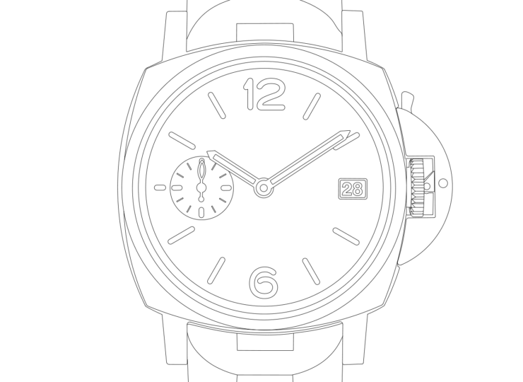 PANERAI ルミノール ドゥエ トゥットオーロ 38mm ゴールドテック™ ホワイト文字盤 PAM01326