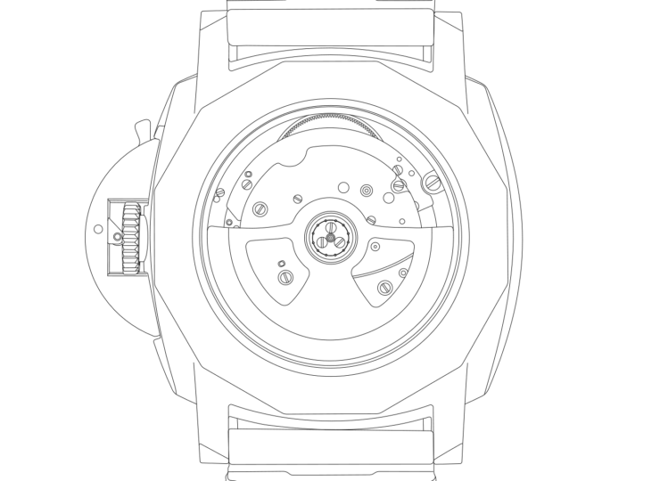 PANERAI ルミノール ドゥエ 42mm プラチナテック™ グリーン文字盤 PAM01329