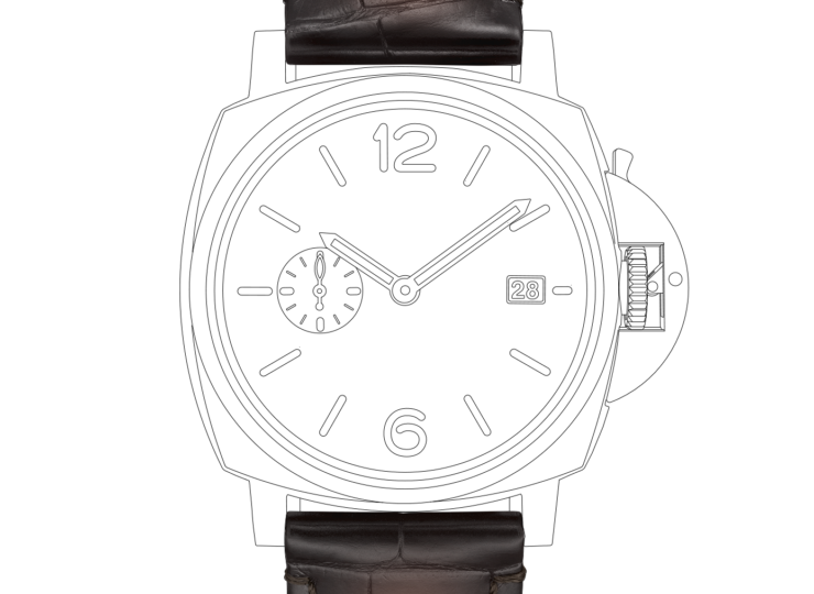 PANERAI ルミノール ドゥエ 42mm プラチナテック™ グリーン文字盤 PAM01329