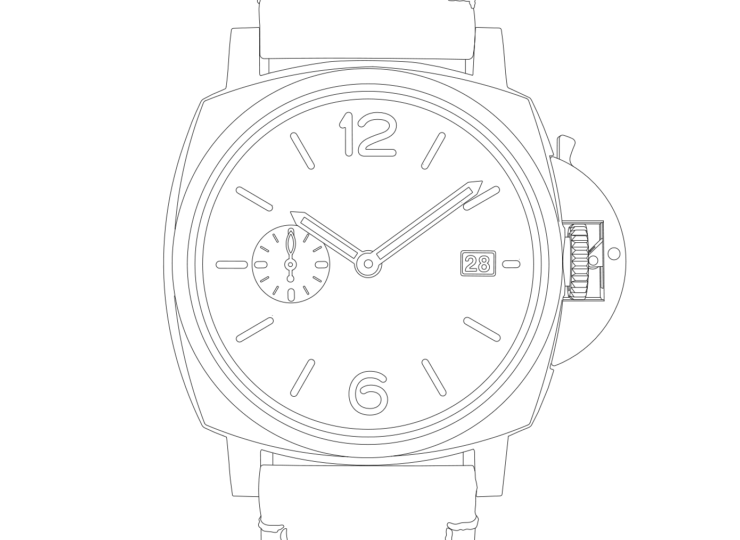 PANERAI ルミノール ドゥエ 42mm プラチナテック™ グリーン文字盤 PAM01329