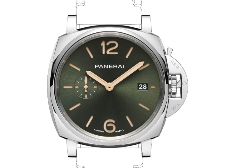 PANERAI ルミノール ドゥエ 42mm プラチナテック™ グリーン文字盤 PAM01329