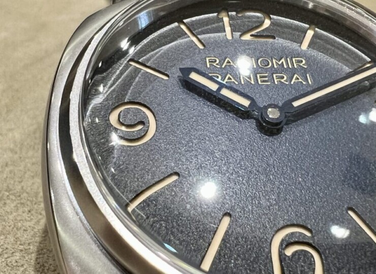 PANERAI ラジオミール トレ ジョルニ 45mm スティール ブルー文字盤 PAM01335