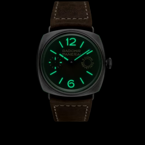 PANERAI ラジオミール 8 ジョルニ 45mm ブルニートスティール ブラウン文字盤 PAM01347