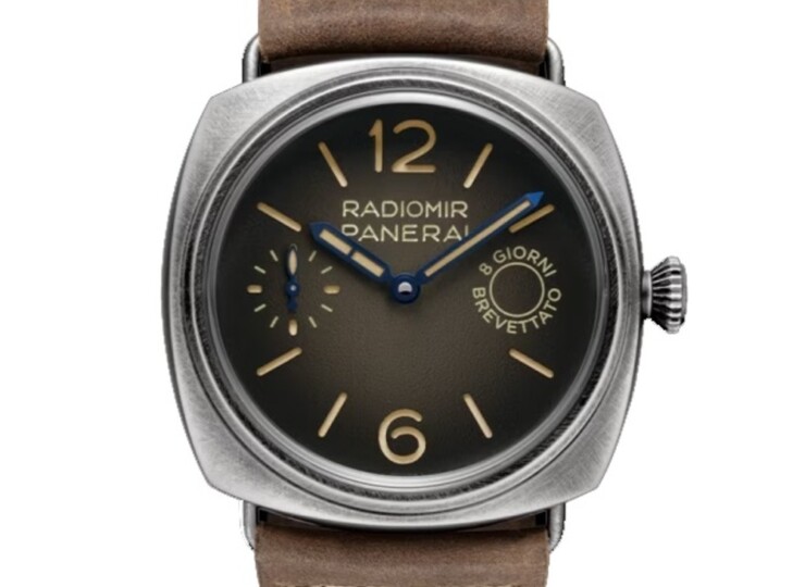 PANERAI ラジオミール 8 ジョルニ 45mm ブルニートスティール ブラウン文字盤 PAM01347
