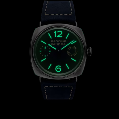 PANERAI ラジオミール 8 ジョルニ 45mm ブルニートスティール ブルー文字盤 PAM01348