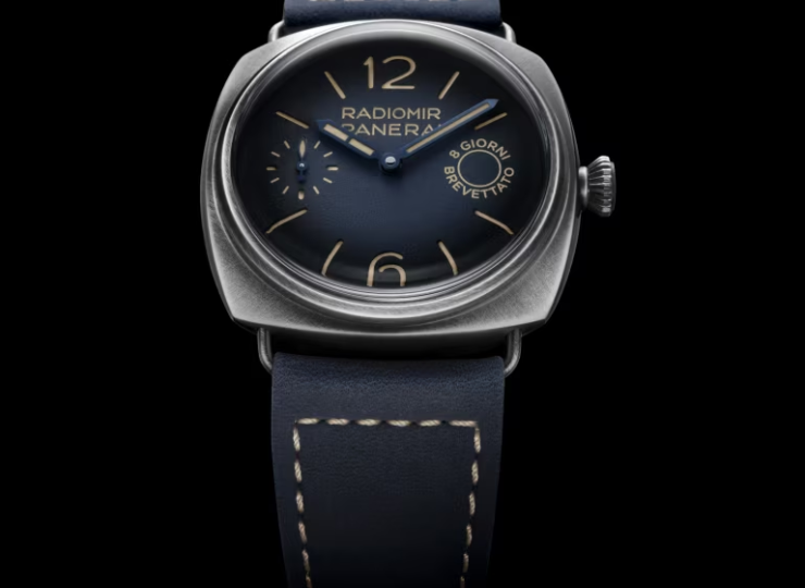 PANERAI ラジオミール 8 ジョルニ 45mm ブルニートスティール ブルー文字盤 PAM01348