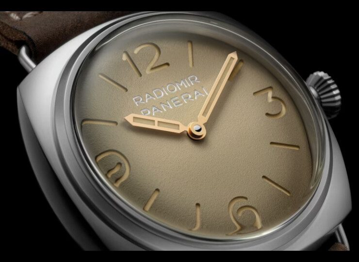 PANERAI ラジオミール オフィチーネ 45mm スティール ベージュ文字盤 PAM01350