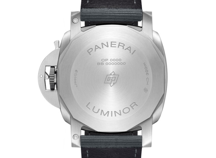 PANERAI ルミノール マリーナ グリージョ ロッチャ 44mm eSteel™ グレー文字盤 PAM01358
