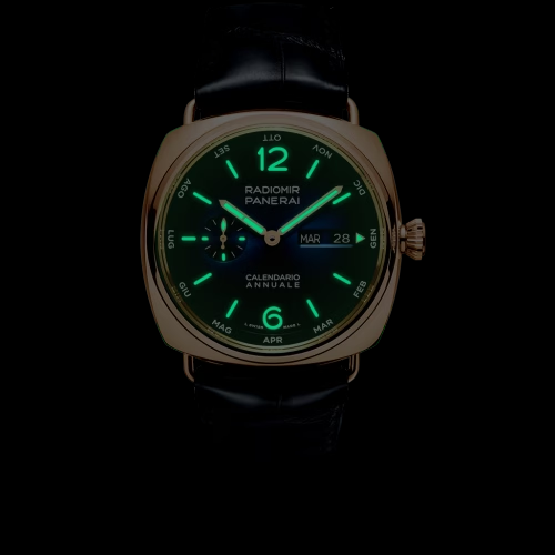 PANERAI ラジオミール アニュアルカレンダー 45mm ゴールドテック™ ブルー文字盤 PAM01363