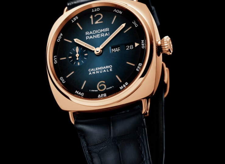 PANERAI ラジオミール アニュアルカレンダー 45mm ゴールドテック™ ブルー文字盤 PAM01363