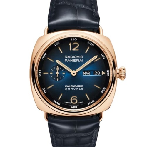 PANERAI ラジオミール アニュアルカレンダー 45mm ゴールドテック™ ブルー文字盤 PAM01363