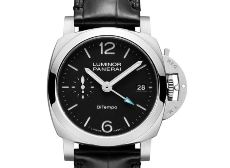 PANERAI ルミノール GMT 40mm スティール ブラック文字盤 PAM01365