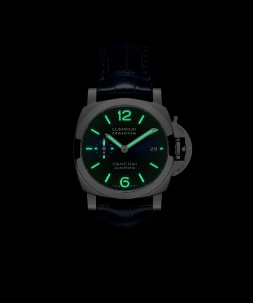 PANERAI ルミノール マリーナ 40mm スティール ブルー文字盤 PAM01370