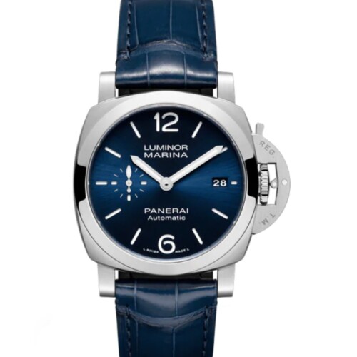 ルミノール マリーナ 40mm スティール ブルー文字盤