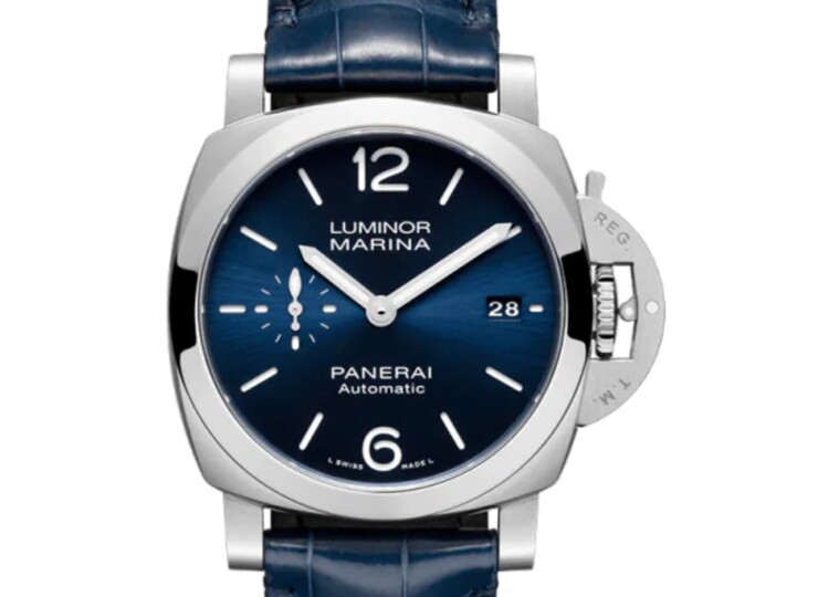 PANERAI ルミノール マリーナ 40mm スティール ブルー文字盤 PAM01370