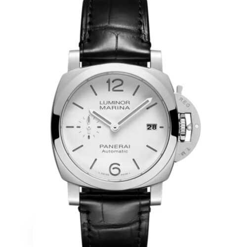 ルミノール マリーナ 40mm スティール ホワイト文字盤