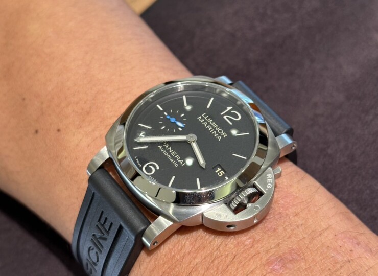 PANERAI ルミノール マリーナ 40mm スティール ブラック文字盤 PAM01372