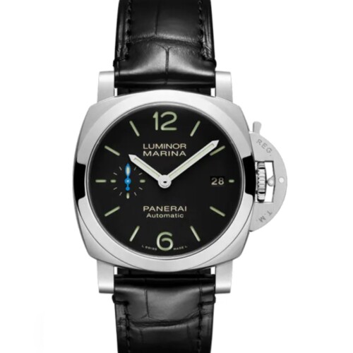 ルミノール マリーナ 40mm スティール ブラック文字盤