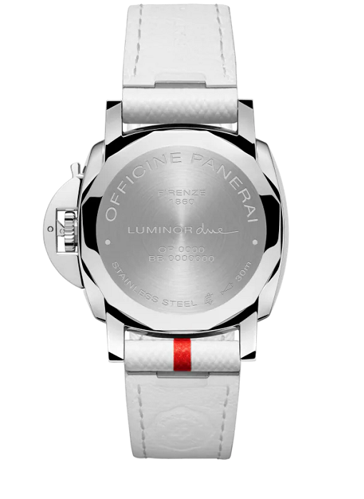 PANERAI ルミノール ドゥエ ルナ・ロッサ 38mm スティール ホワイト文字盤 PAM01378