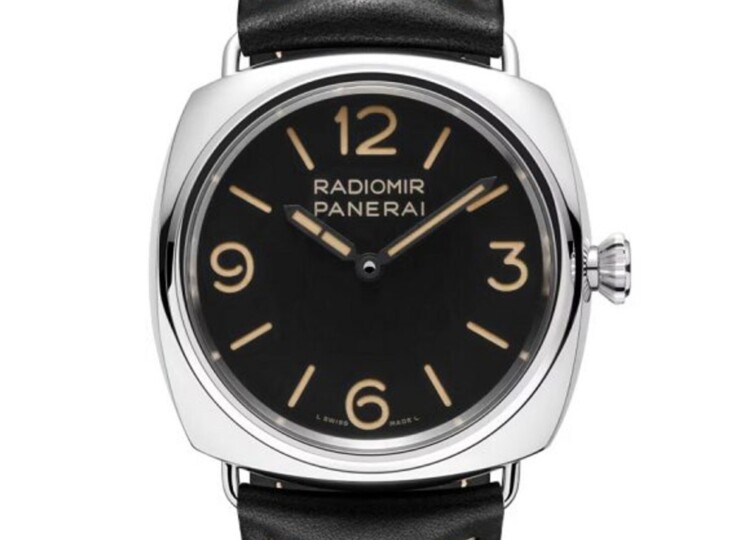 PANERAI ラジオミール オフィチーネ 45mm スティール ブラック文字盤 PAM01382