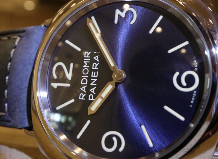 PANERAI ラジオミール オフィチーネ 45mm スティール ブルー文字盤 PAM01383