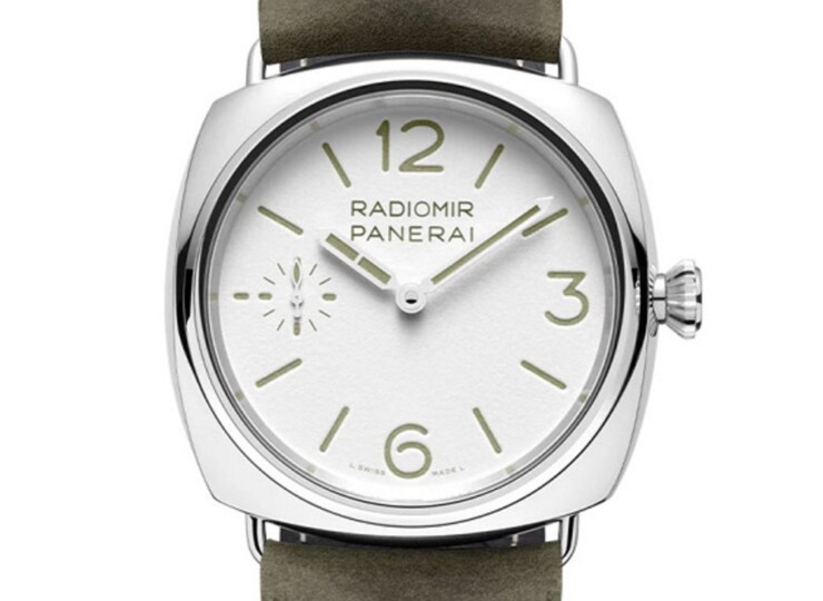 PANERAI ラジオミール オフィチーネ 45mm スティール ホワイト文字盤 PAM01384