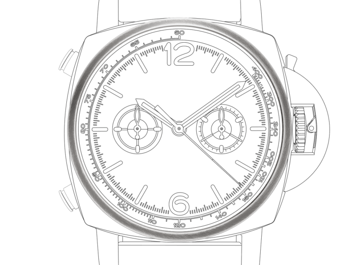 PANERAI ルミノール クロノ ネイビーシールズ 44mm スティール グレー文字盤 PAM01409